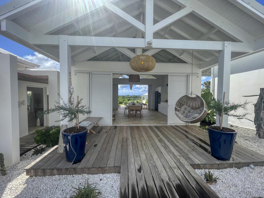 24.Location villa piscine vue mer St François Guadeloupe_Accés partie commune